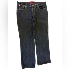 CHAPS Denim , Delaney Straight Leg , Black, Size 16, (36-30)